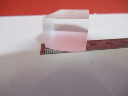 OPTICAL RECTANGULAR CONVEX LENS UNCOATED OPTICS  AS PICTURED T1-A-74