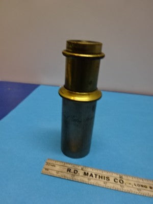 Antique Very Rare Brass Carl Zeiss AG Eyepiece Ocular Microscope Part