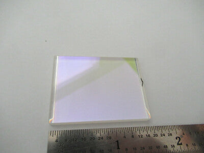 GOOD OPTICAL MIL SPEC COATED BK7 GLASS SHEET LASER OPTICS AS PICTURED &4B-FT-07