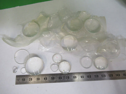 LOT OPTICAL GLASS LENSES ASSORTED LASER OPTICS NICE AS PICTURED U9-A-49