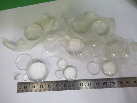 LOT OPTICAL GLASS LENSES ASSORTED LASER OPTICS NICE AS PICTURED U9-A-49