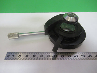 CARL ZEISS GERMANY CONDENSER + IRIS OPTICS MICROSCOPE PART AS PICTURED H2-A-09
