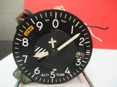 FOR PARTS ASSEMB GUTS ALTIMETER KOLLSMANS A4361710 AIRCRAFT AS PICTURED &F6-B-44