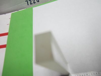 OPTICAL RECTANGULAR LENS PLANO CONCAVE MIL SPEC LASER OPTICS BIN#R1-34