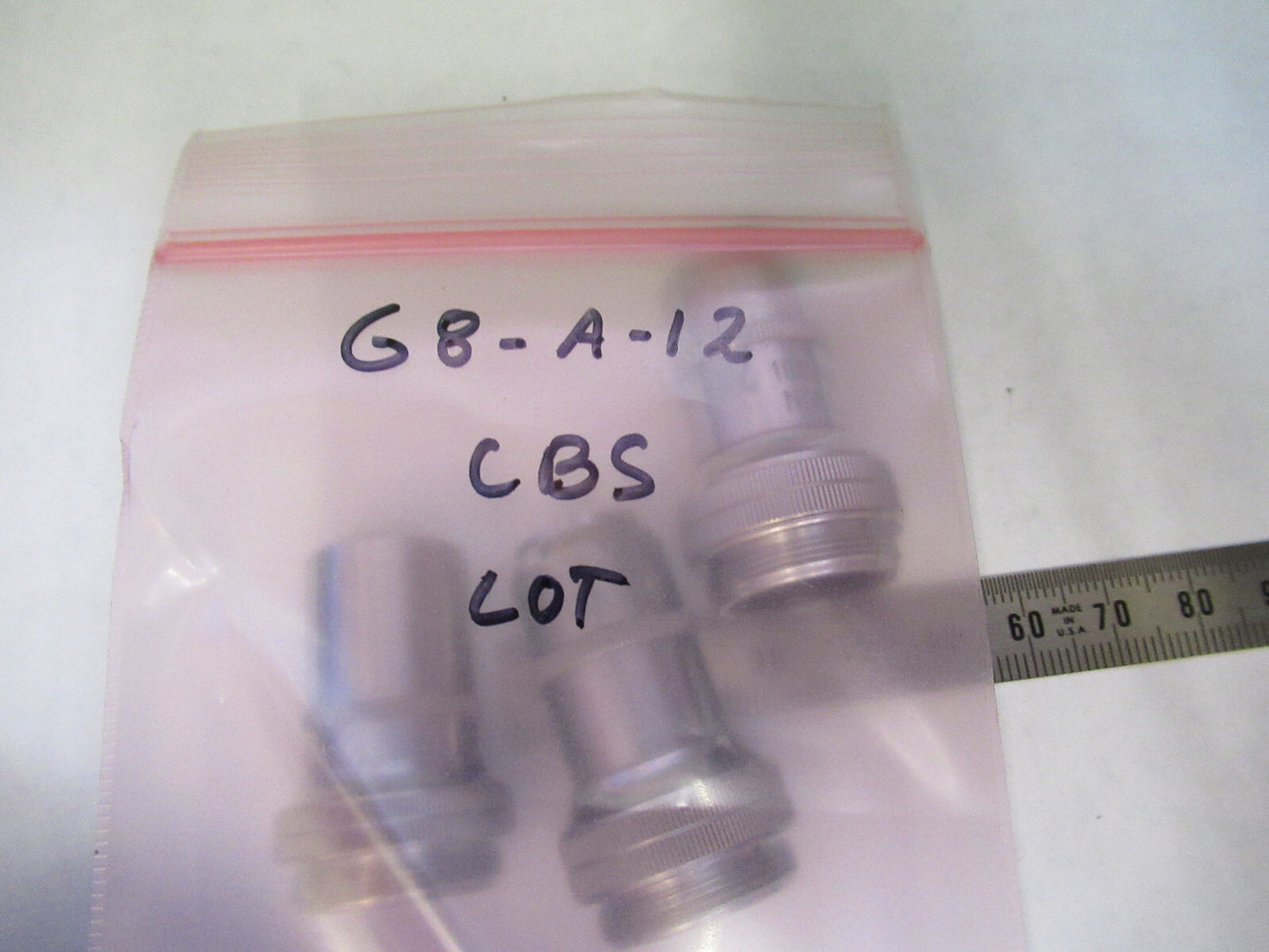 Cbs Christoph Beck & Söhne Lot Objective 10X 45X 100X Microscope Part
