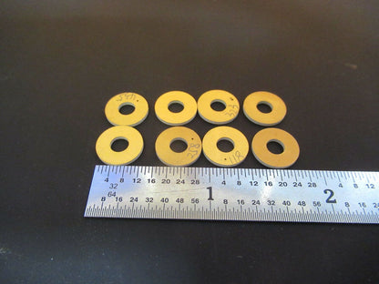 LOT BISMUTH TITANATE PIEZOELECTRIC BLANKS GOLD PLATED ULTRASONIC SENSOR FT1-A-87