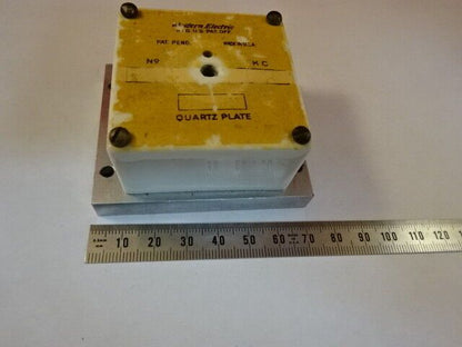 1930's WESTERN ELECTRIC ANTIQUE QUARTZ RESONATOR kHz HAM RADIO FREQUENCY 90-B-31