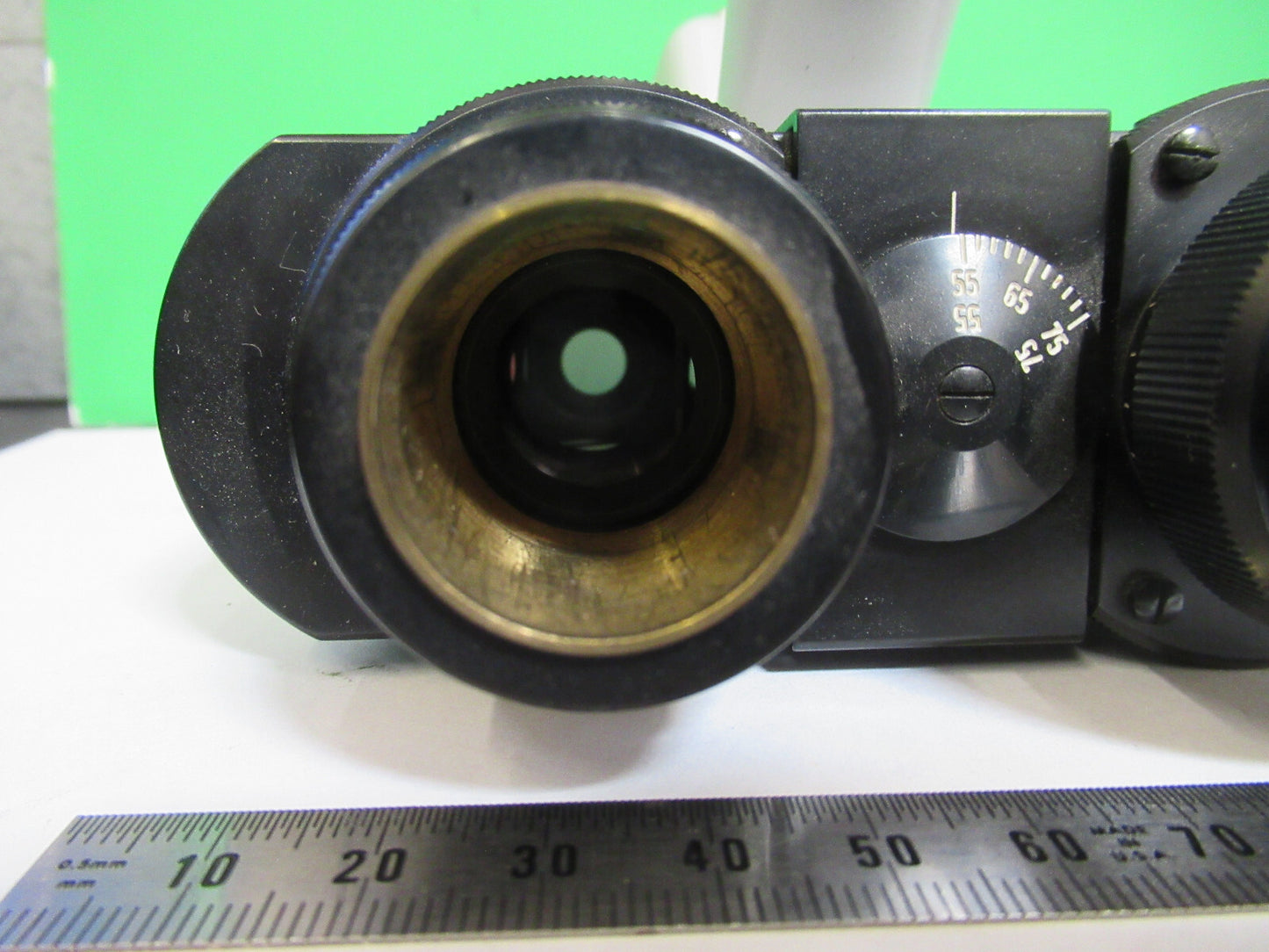 CARL ZEISS GERMANY TRINOCULAR HEAD OPTICS MICROSCOPE PART AS PICTURED G7-A-02