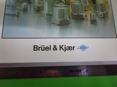 Book Brüel & Kjær Piezoelectric Accelerometers Vibration Amplifier BIN#Y7-08 8305