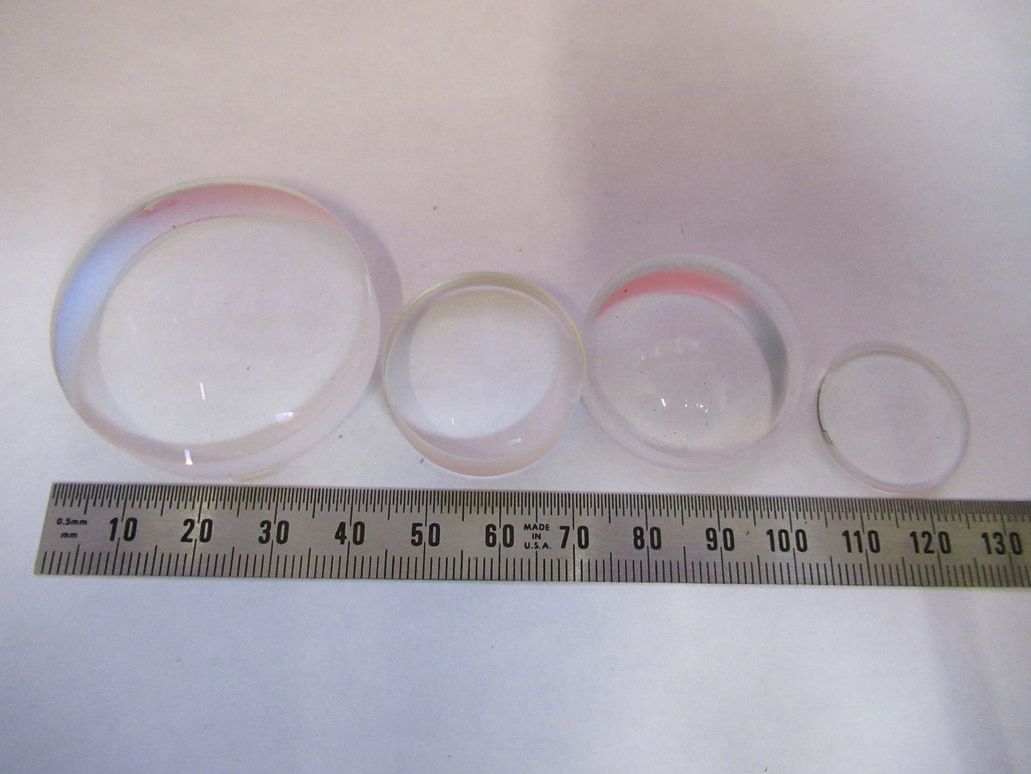 AUS JENA GERMANY LOT GLASS LENSES MICROSCOPE PART AS PICTURED V8-B-60