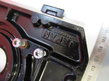 OLYMPUS JAPAN XY STAGE TABLE CLIPS MICROSCOPE PART AS PICTURED T9-A-20