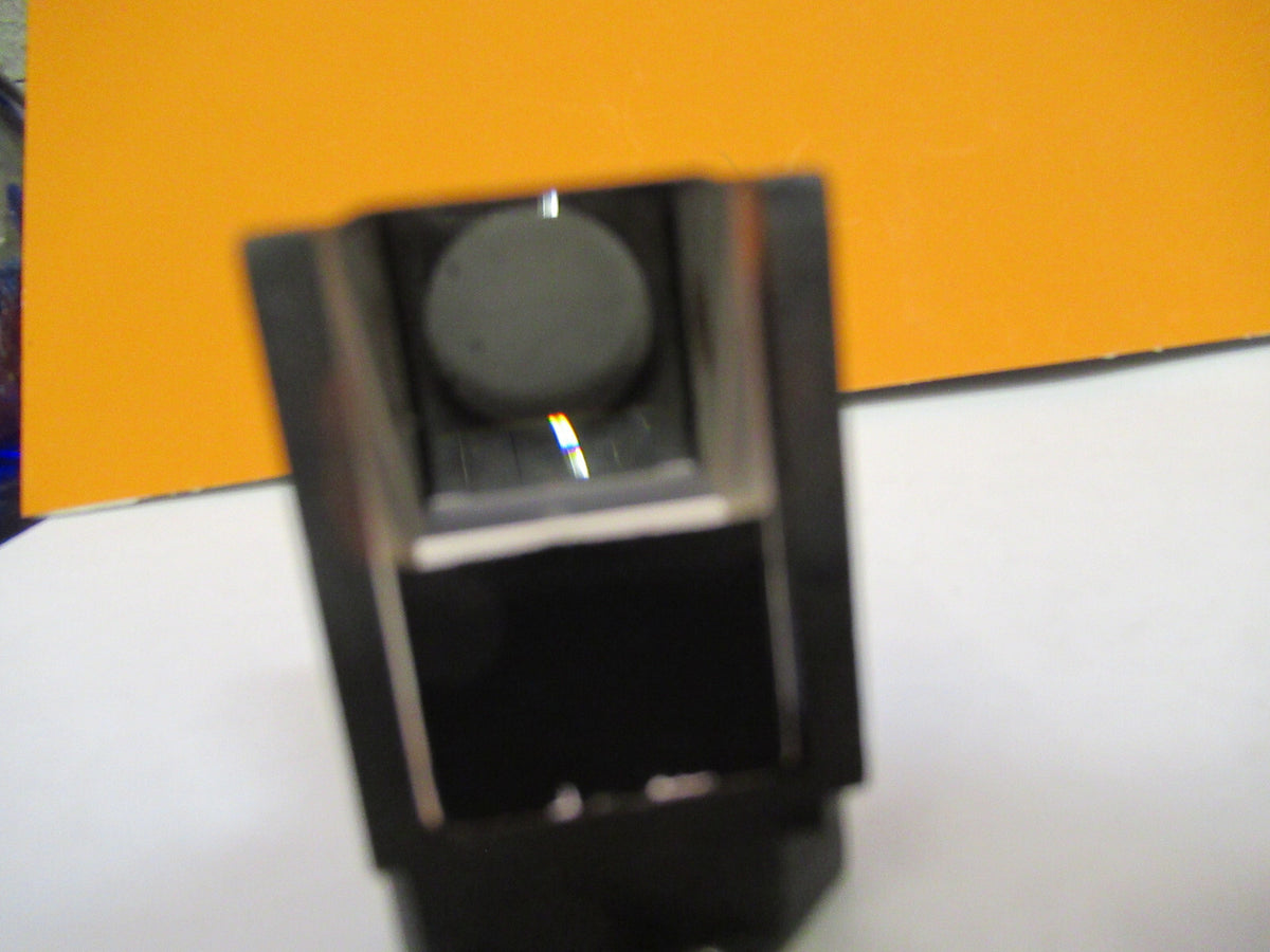 ANTIQUE BAUSCH LOMB PRISM HEAD OPTICS MICROSCOPE PART AS PICTURED 72-C-18
