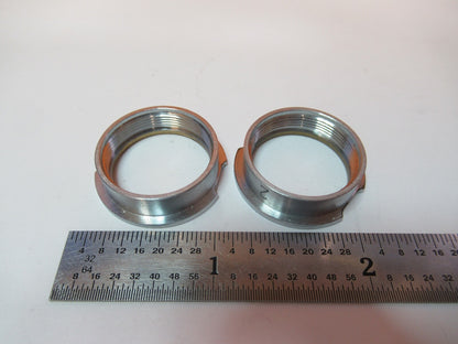 ERNST LEITZ DEUTSCHLAND LOS 2 OHRRINGADAPTER MIKROSKOPTEIL wie abgebildet A2-A-40