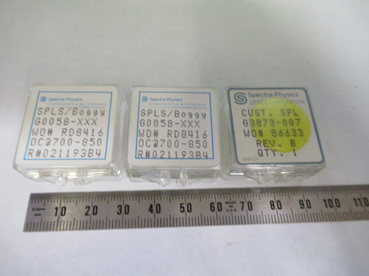 LOT OPTICAL SPECTRA PHYSICS COATED LENS PHOTONICS OPTICS as pictured T3-B-40