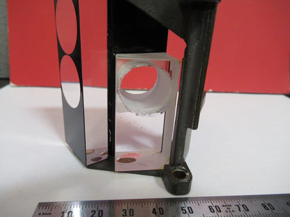 LEICA LEITZ GERMANY DMRB CUSTOM HEAD PRISM MICROSCOPE PART AS PICTURED T8-B-05