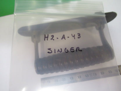 OLD SINGER SEWING ACCESSORY MACHINE  rare wood handle  ASSEMBLY &H2-A-43