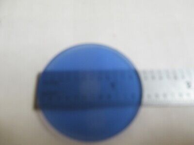 WILD HEERBRUGG SWISS BLUE FROSTED FILTER MICROSCOPE PART OPTICS &12-A-121