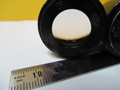 Olympus Japan Pair Bi WF10X Eyepiece Microscope Optics