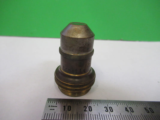 Ernst Leitz Wetzlar Germany Objective "3" Antique Microscope Part