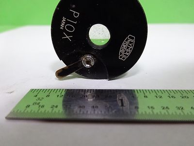MICROSCOPE EYEPIECE OCULAR OLYMPUS JAPAN P10X + POINTER OPTICS AS IS BIN#H7-A-14
