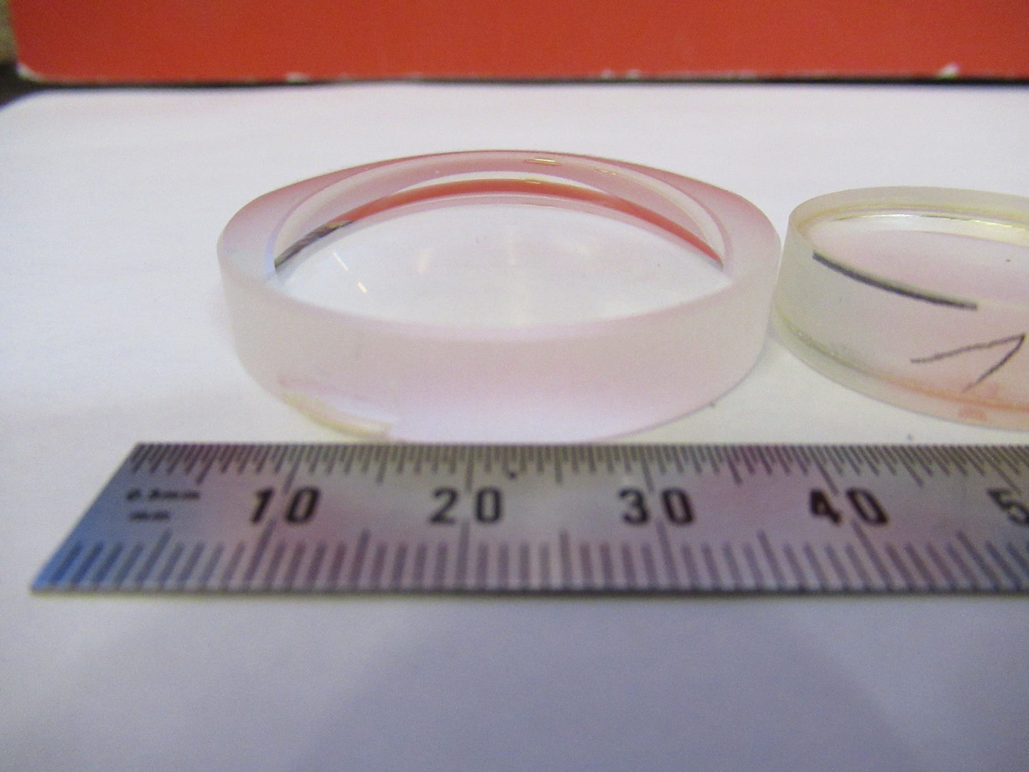 AUS JENA GERMANY LOT GLASS LENSES MICROSCOPE PART AS PICTURED V8-B-61