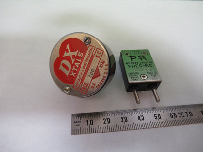 ANTIQUE DX PR XTALS QUARTZ CRYSTAL FREQUENCY CONTROL RADIOA AS PICTURED T6-B-36