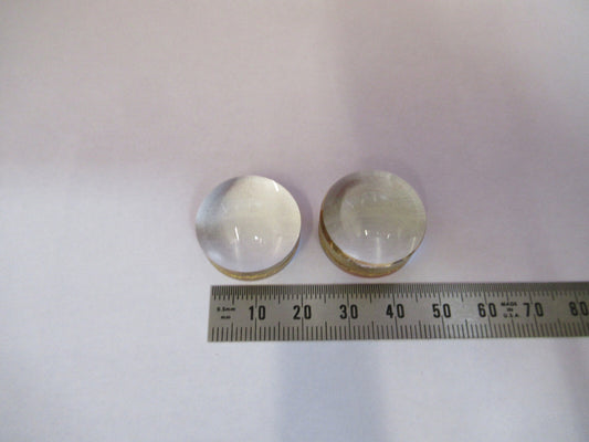 Optical Lot 2 Ea Highly Convex Lens Pl-cx chipped edges