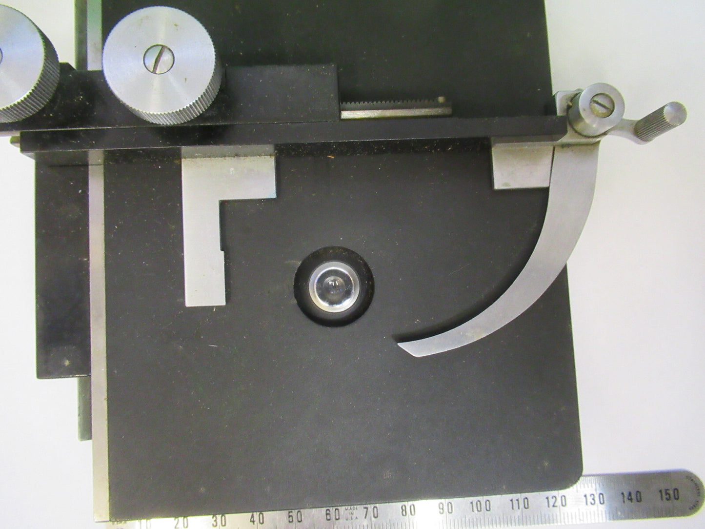 BAUSCH LOMB  STAGE TABLE XY MICROSCOPE PART OPTICS AS PICTURED &F3-B-60