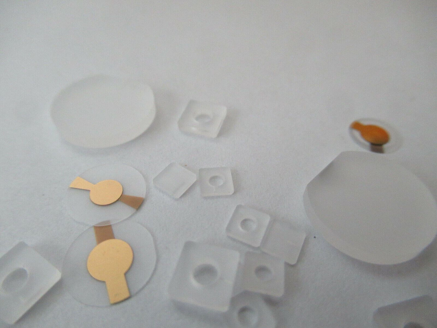 LOT BLANK PIEZOELECTRIC QUARTZ CRYSTAL X- Y- YX-CUT PIEZO SENSOR AS PIC #F5-A-54