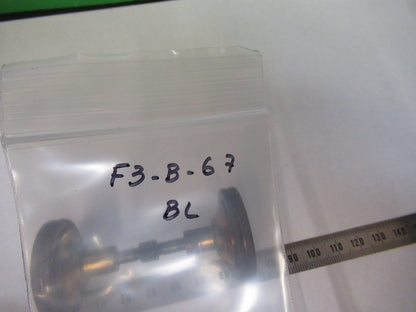 ANTIQUE BAUSCH LOMB SET OF PAIR KNOBS STAGE  MICROSCOPE PART AS PICTURED F3-B-67
