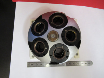 ZEISS  GERMANY QUINTUPLE EMPTY NOSEPIECE MICROSCOPE PART AS PICTURED Y5-A-62