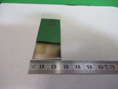 GLASS SLIDE COATED GERMANIUM THIN FILM 9,000 ANGSTROMS  AS PICTURED Z1-A-09