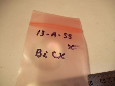 OPTICAL BI CONVEX GLASS LENS THICK OPTICS AS PICTURED &13-A-55