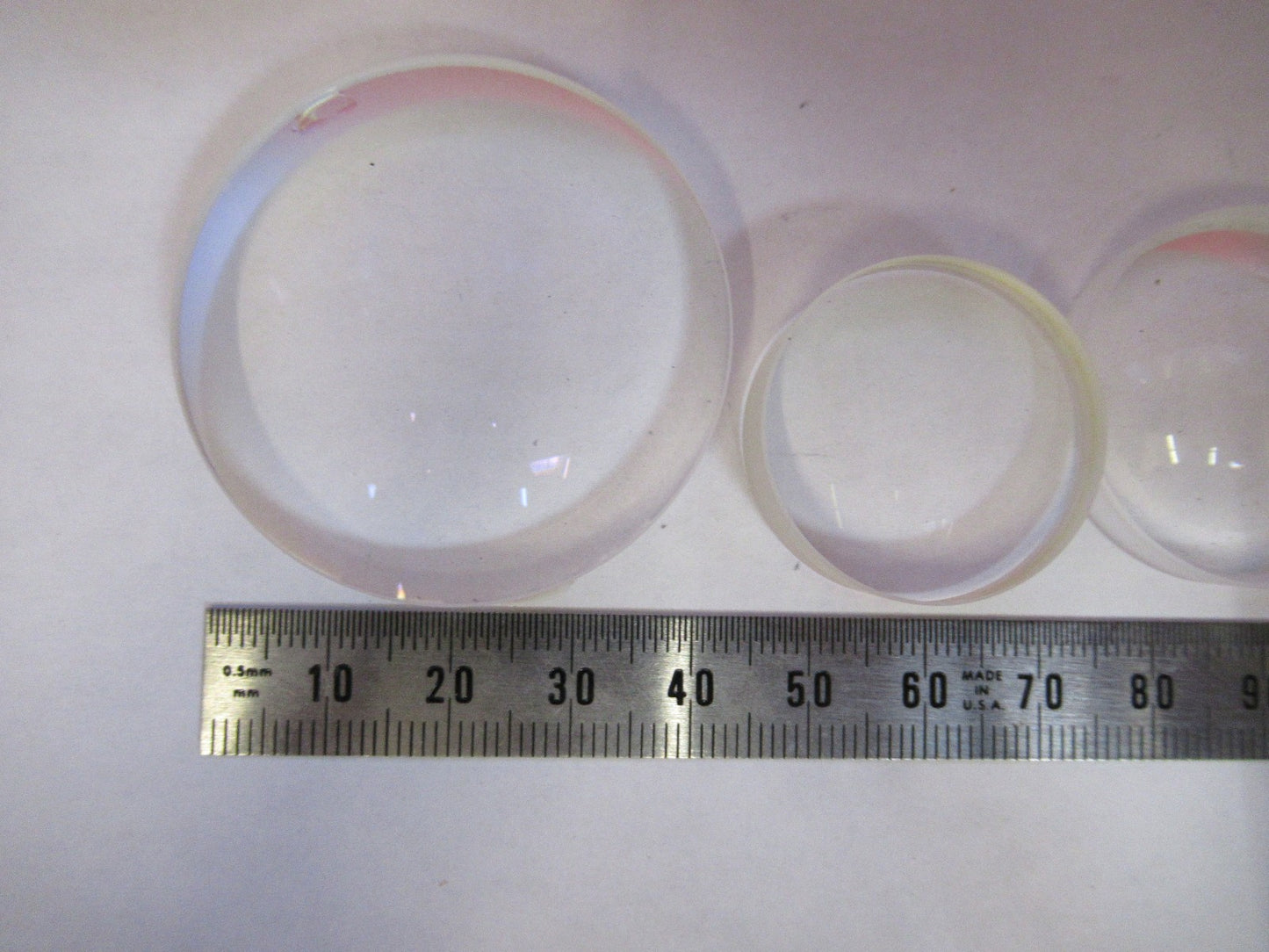 AUS JENA GERMANY LOT GLASS LENSES MICROSCOPE PART AS PICTURED V8-B-60