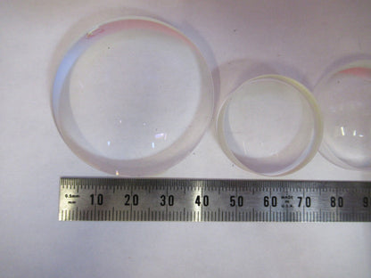 AUS JENA GERMANY LOT GLASS LENSES MICROSCOPE PART AS PICTURED V8-B-60