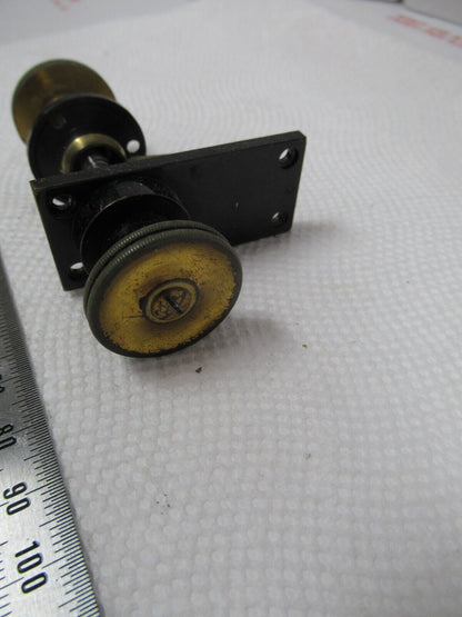 MICROSCOPE PART ANTIQUE BAUSCH LOMB FRAME FINE ADJUST AS PICTURED BIN#W1-A-110