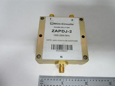 MINI CIRCUITS ZAPDJ-2 POWER SPLITTER 2GHz RF MICROWAVE FREQUENCY AS IS BIN#J4-30