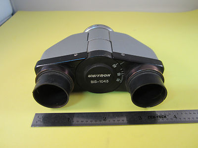 MIKROSKOPTEIL UNITRON KOPF B15-1043 WIE BESEHEN OPTIK BIN#C1-26