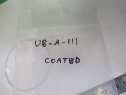 OPTICAL COATED BK7 WINDOW FLAT LASER OPTICS NICE AS PICTURED U8-A-111