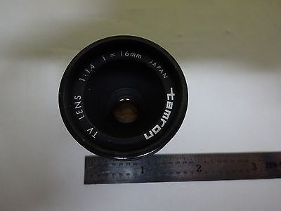 MICROSCOPE PART OPTICAL TAMRON 16 mm TV LENS CAMERA OPTICS AS IS BIN#P7-06