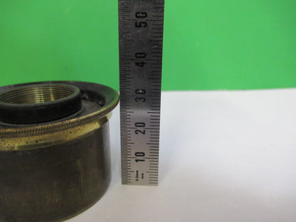 Antique Brass Condenser Fixture England Microscope Part