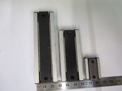 LOT 3 EA DELTRON POSITIONING LINEAR STAGE BALL BEARING AS PICTURED #P8-B-20