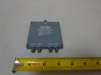 RF MICROWAVE MODULE NARDA POWER DIVIDER 2.5 GHz frequency AS IS BIN#TB-5-2-G