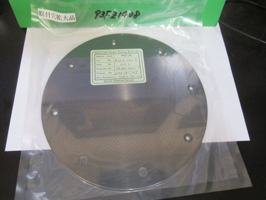 HITACHI GLASS LIKE CARBON ELECTRODE ETCHING PERFORATED PICTURED &H3-A-68