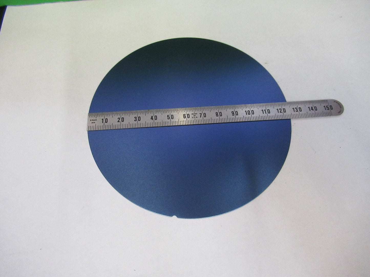 SILICON WAFER SINGLE CRYSTAL 5" DIAMETER COATED AS PICTURED &S8-A-59