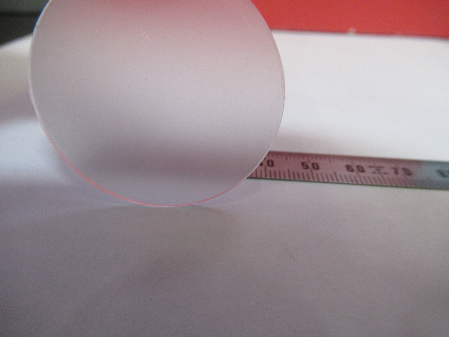 OLYMPUS JAPAN GLASS FILTER DIFFUSER 40mm MICROSCOPE PART AS PICTURED T9-A-01