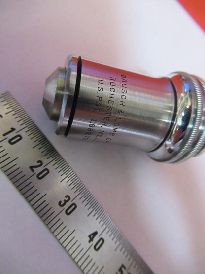 BAUSCH LOMB 97X LENS MICROSCOPE PART OBJECTIVE OPTICS AS PIC #S6-A-45