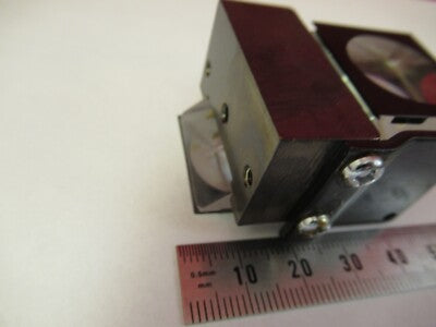 Optical Glass Prism Olympus Japan Head Microscope Part Optics AS Pic