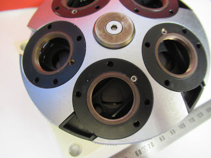 ZEISS  GERMANY QUINTUPLE EMPTY NOSEPIECE MICROSCOPE PART AS PICTURED Y5-A-62