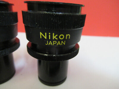 PAIR NIKON CFW 10X JAPAN EYEPIECE MICROSCOPE PART AS PICTURED &B6-A-40